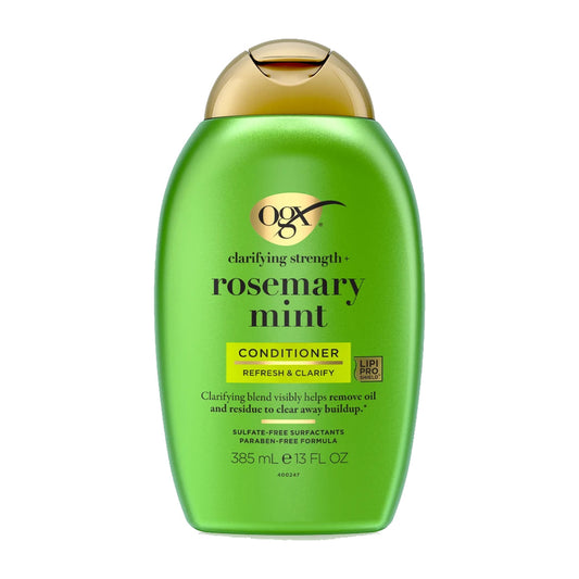 OGX Clarifying Strength + Rosemary Mint Conditioner – 13 oz product image on white background