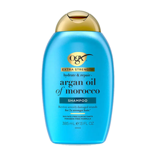 OGX Extra Strength Argan Oil of Morocco Shampoo – 13 oz product image on white background