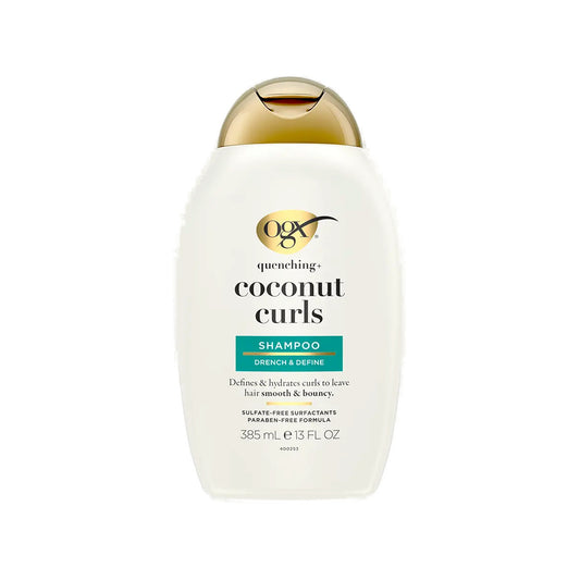 OGX Quenching + Coconut Curls Shampoo – 13 oz product image on white background