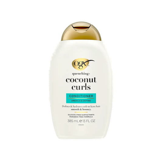 OGX Quenching + Coconut Curls Conditioner – 13 oz product image on white background