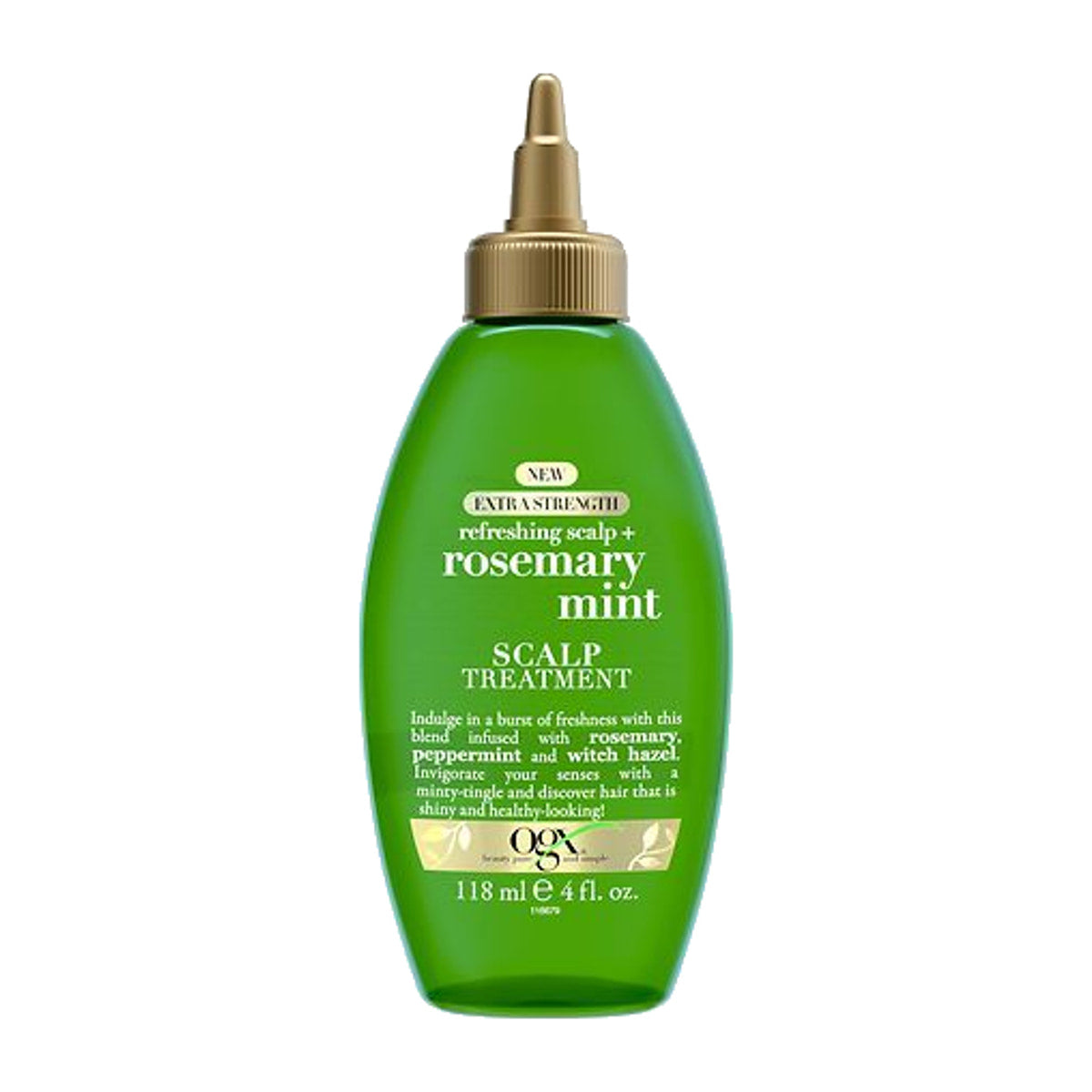 OGX Extra Strength Refreshing Scalp + Rosemary Mint Scalp Treatment – 4 oz product image on white background