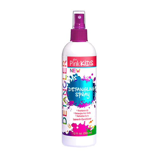 Luster's Pink Kids Detangling Spray product image on white background