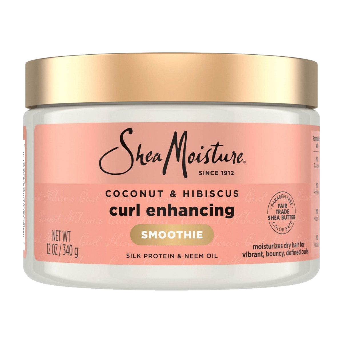SheaMoisture Coconut & Hibiscus Curl Enhancing Smoothie – 12 oz product image on white background