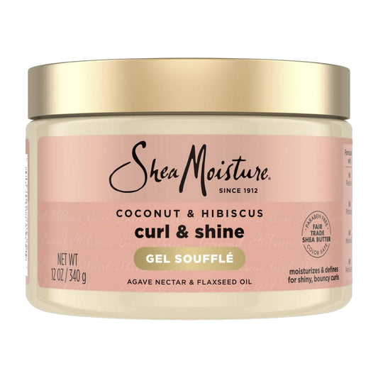SheaMoisture Coconut & Hibiscus Defining Styling Gel – 12 oz product image on white background