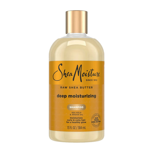 SheaMoisture Raw Shea Butter Deep Moisturizing Shampoo – 13 oz product image on white background