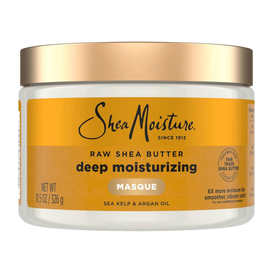 SheaMoisture Raw Shea Butter Deep Moisturizing Masque – 11.5 oz product image on white background