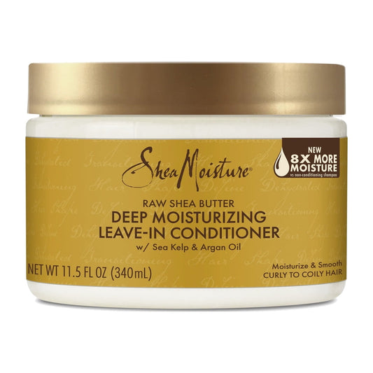 SheaMoisture Raw Shea Butter Deep Moisturizing Leave-In Conditioner – 11.5 oz product image on white background