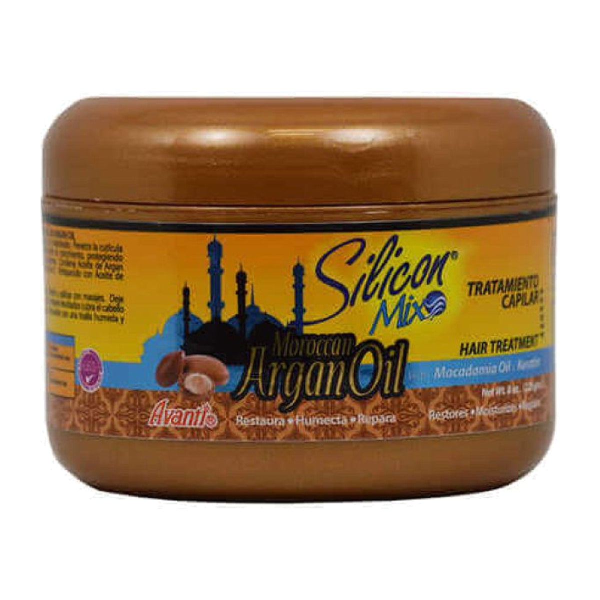 Silicon Mix Moroccan Argan Oil Hair Treatment – 8 oz product image on white background