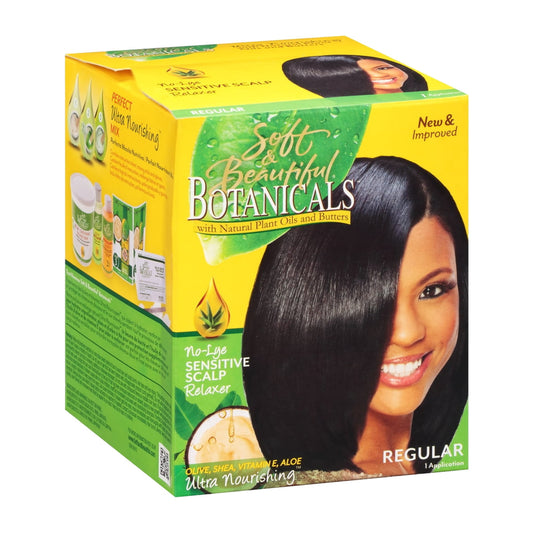 Soft & Beautiful Botanicals No-Lye Sensitive Scalp Relaxer main product image on white background