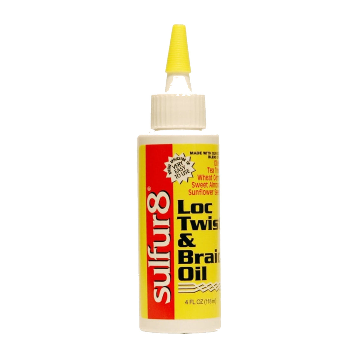 Sulfur8 Loc Twist & Braid Oil – 4 oz product image on white background