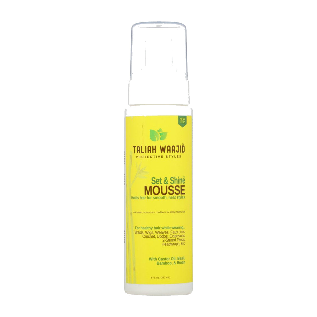 Taliah Waajid Protective Styles Set & Shine Mousse – 8 oz product image on white background