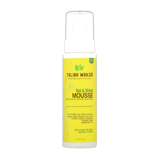 Taliah Waajid Protective Styles Set & Shine Mousse – 8 oz product image on white background