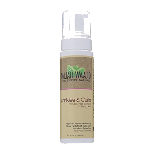 Taliah Waajid Crinkles & Curls Natural Hair & Loc Styling Lotion – 8 oz product image on white background
