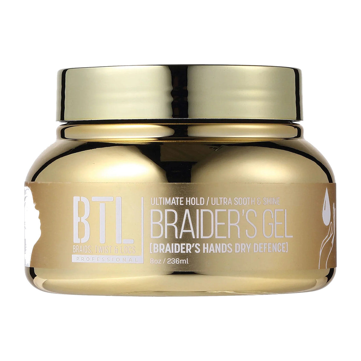 BTL Braider’s Gel Ultimate Hold — 8oz product image on white background