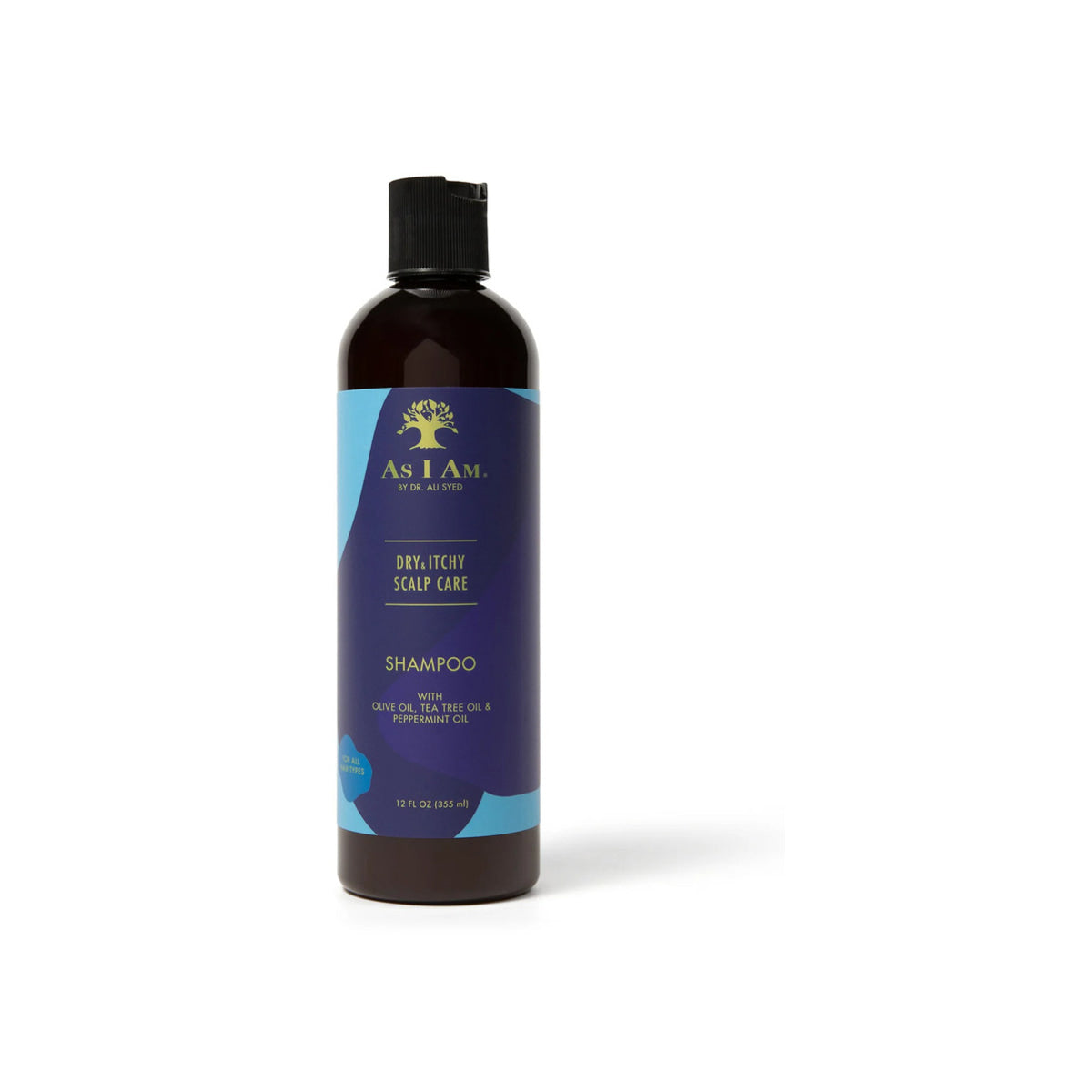 As I Am Dry & Itchy Scalp Care Shampoo – 12 oz product image on white background