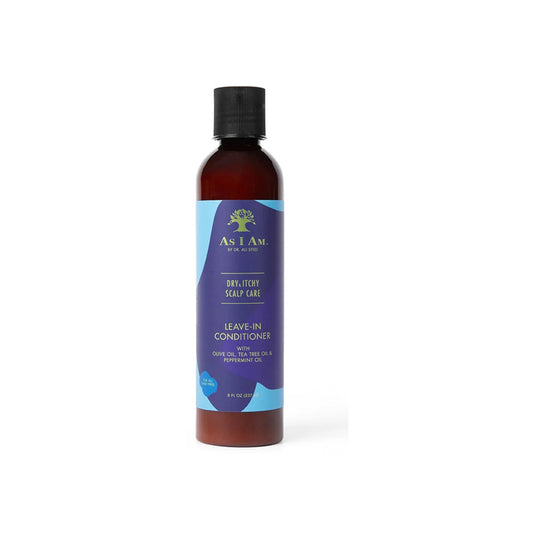 As I Am Dry & Itchy Scalp Care Leave-In Conditioner – 8 oz product image on white background