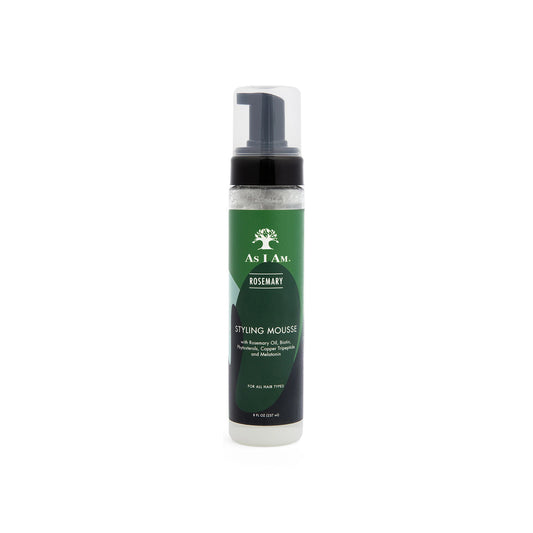 As I Am Rosemary Styling Mousse – 8 oz product image on white background