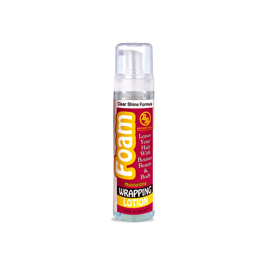 Bronner Bros BB Foam Moisturizing Wrapping Lotion – 8.5 oz product image on white background