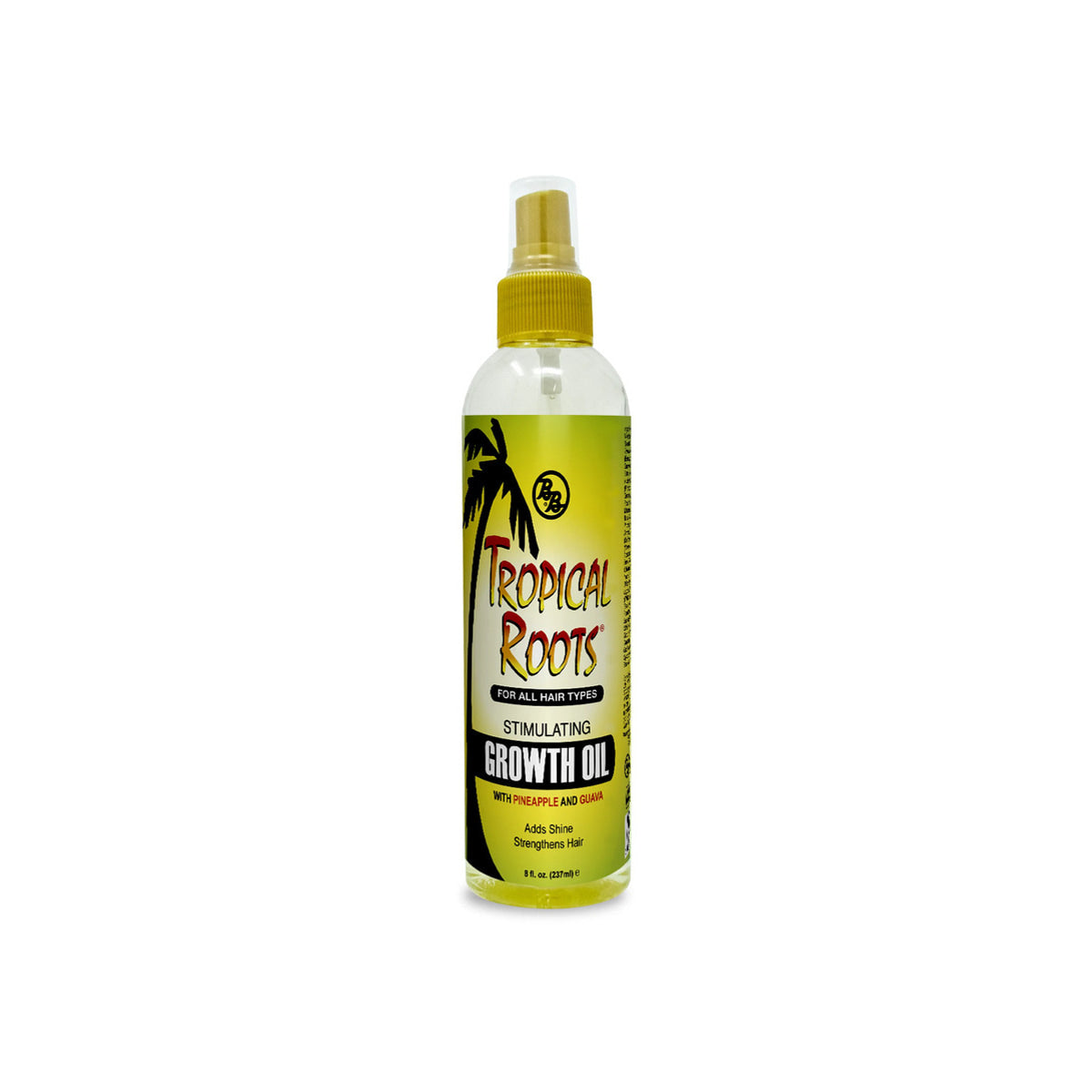 Tropical Roots Stimulating Growth Oil – 8 oz product image on white background