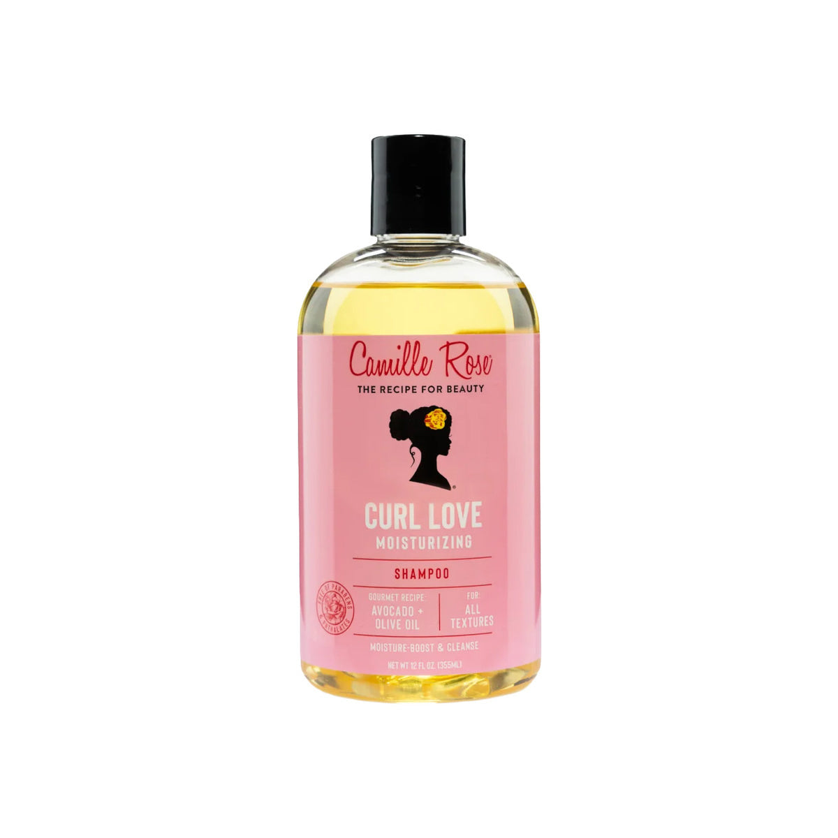 Camille Rose Curl Love Shampoo – 12 oz product image on white background