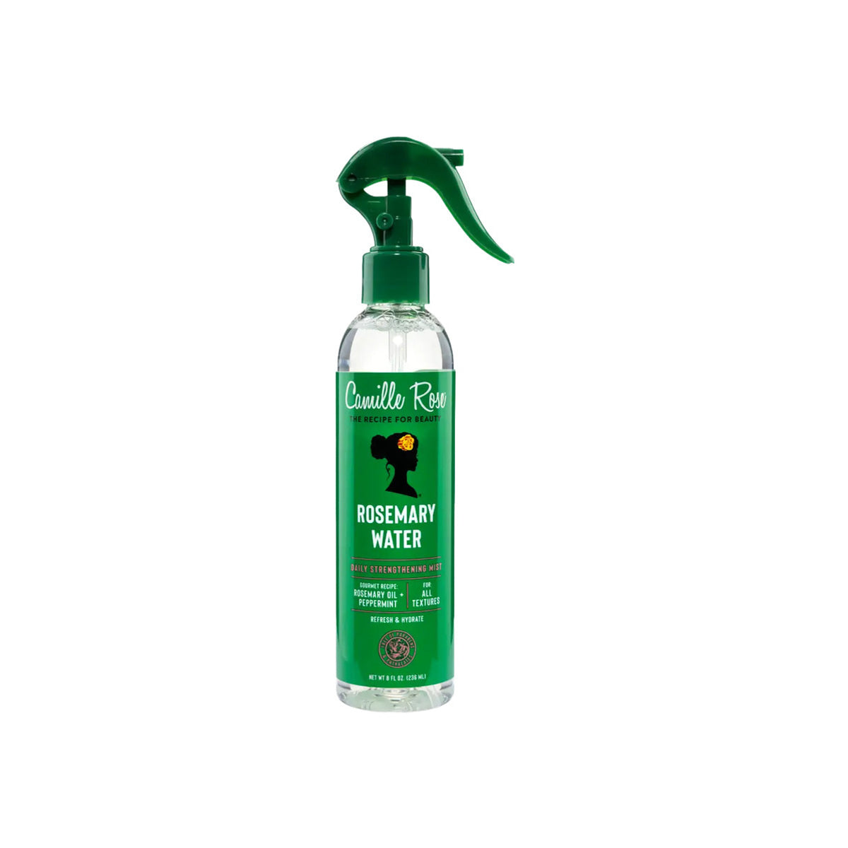 Camille Rose Rosemary Water Daily Strengthening Mist – 8 oz product image on white background