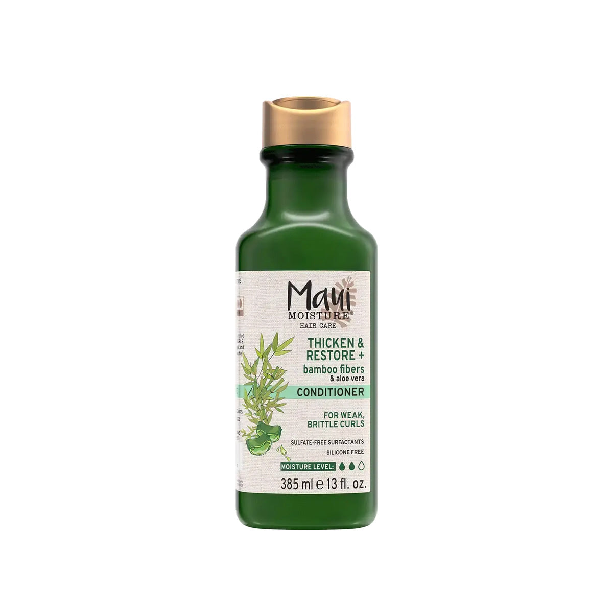 Maui Moisture Thicken & Restore + Bamboo Fibers Conditioner – 13 oz product image on white background