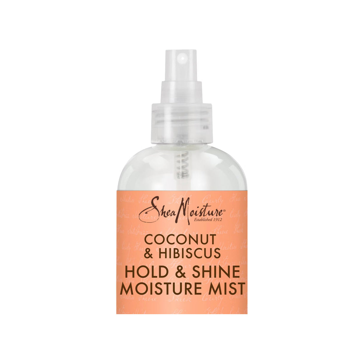 SheaMoisture Coconut & Hibiscus Hold & Shine Moisture Mist – 8 oz product image on white background
