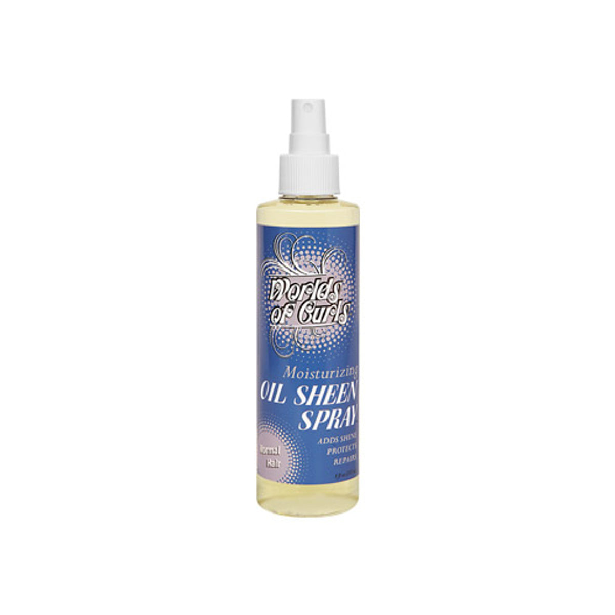 Worlds of Curls Comb-Out Conditioner & Oil Sheen Spray Moisturizer – 8 oz product image on white background