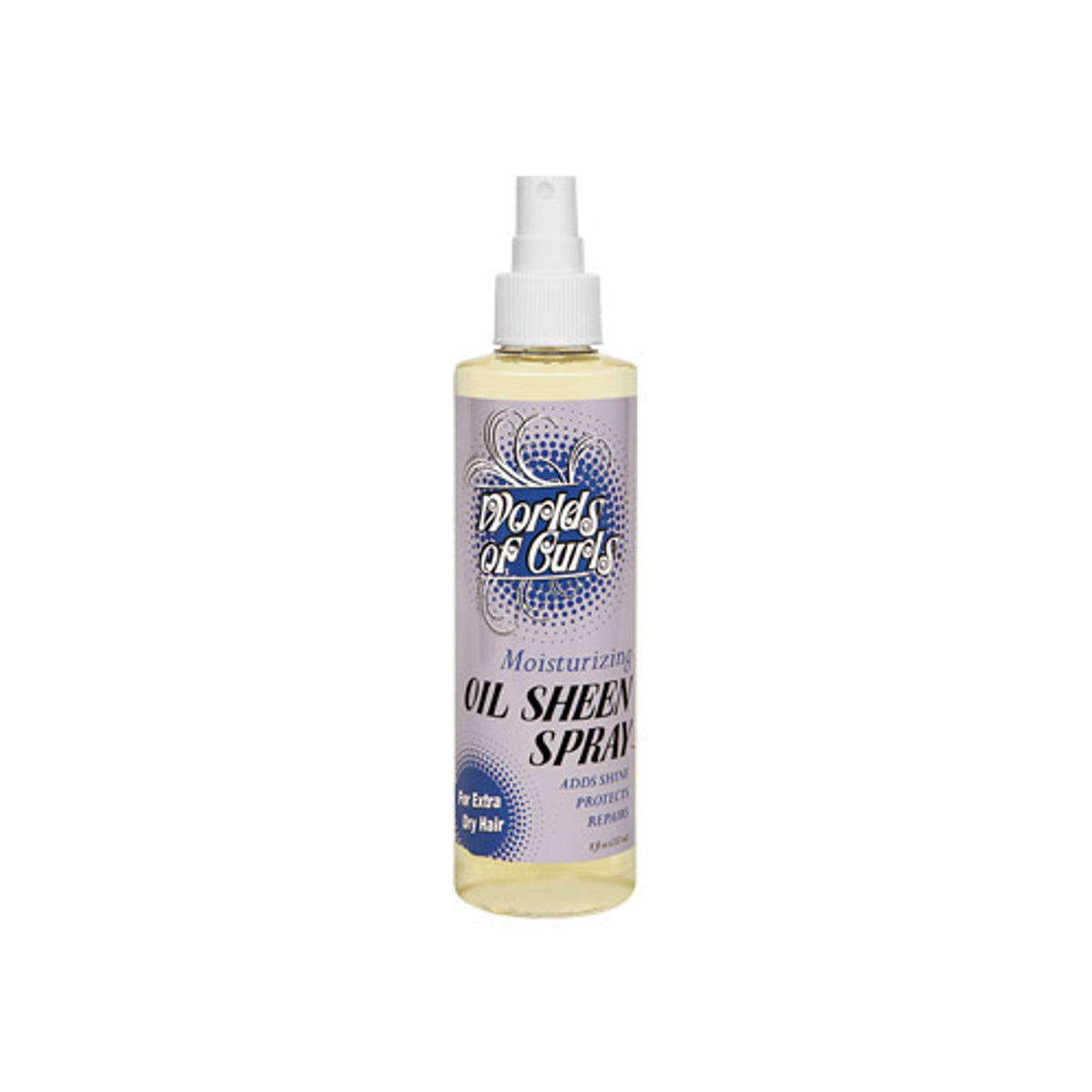 Worlds of Curls Comb-Out Conditioner & Oil Sheen Spray Moisturizer – 8 oz variant product image on white background
