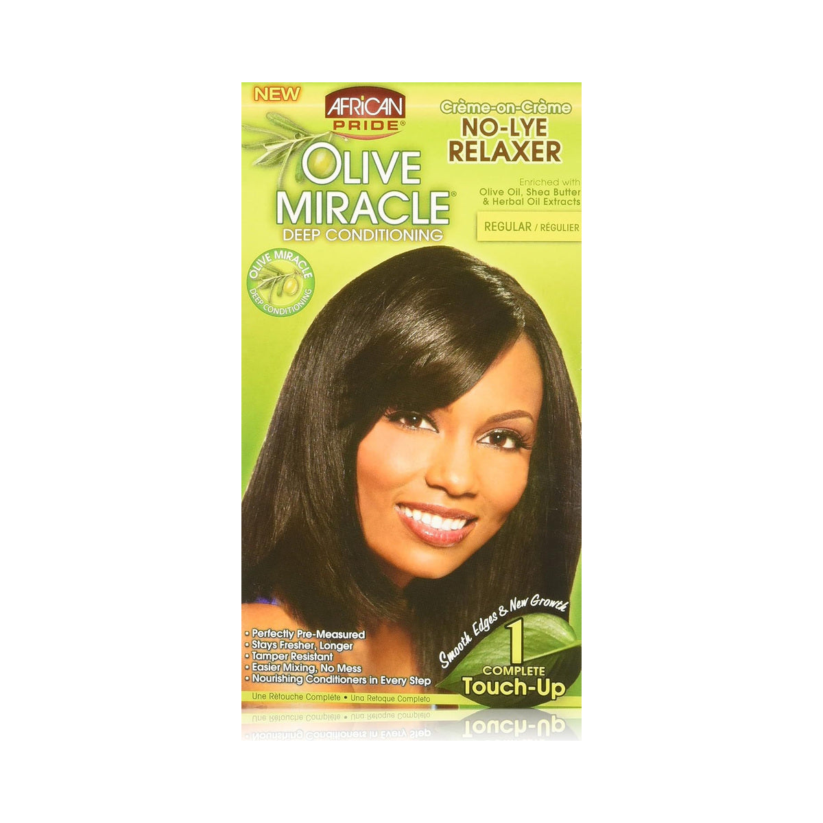 African Pride Olive Miracle 1 Touch-Up Relaxer – Regular product image