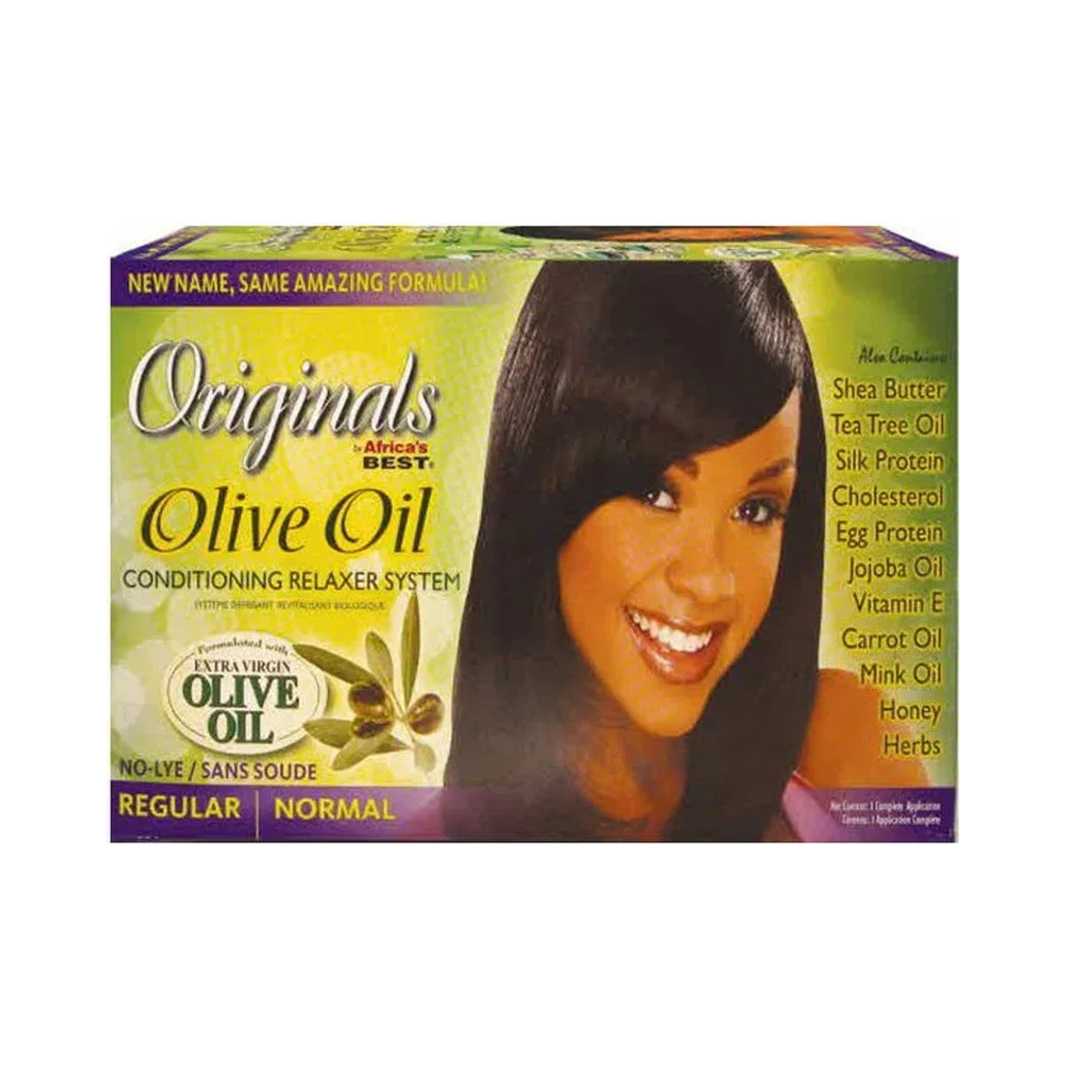 Originals by Africa's Best Olive Oil Conditioning No-Lye Relaxer Kit – Regular product image