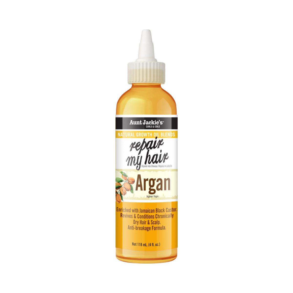 Aunt Jackie's Natural Growth Oil Blend – 4 oz – Repair My Hair – Argan product image