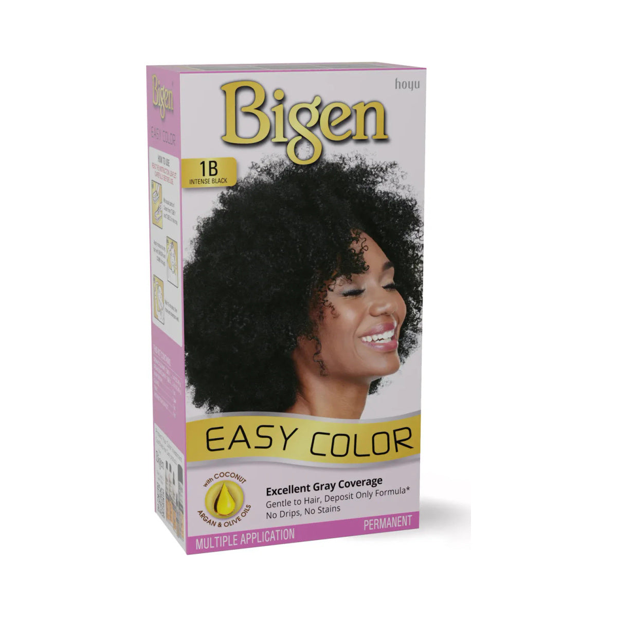 Bigen Easy Color for Women Natural Permanent Hair Color – 1B – Intense Black product image