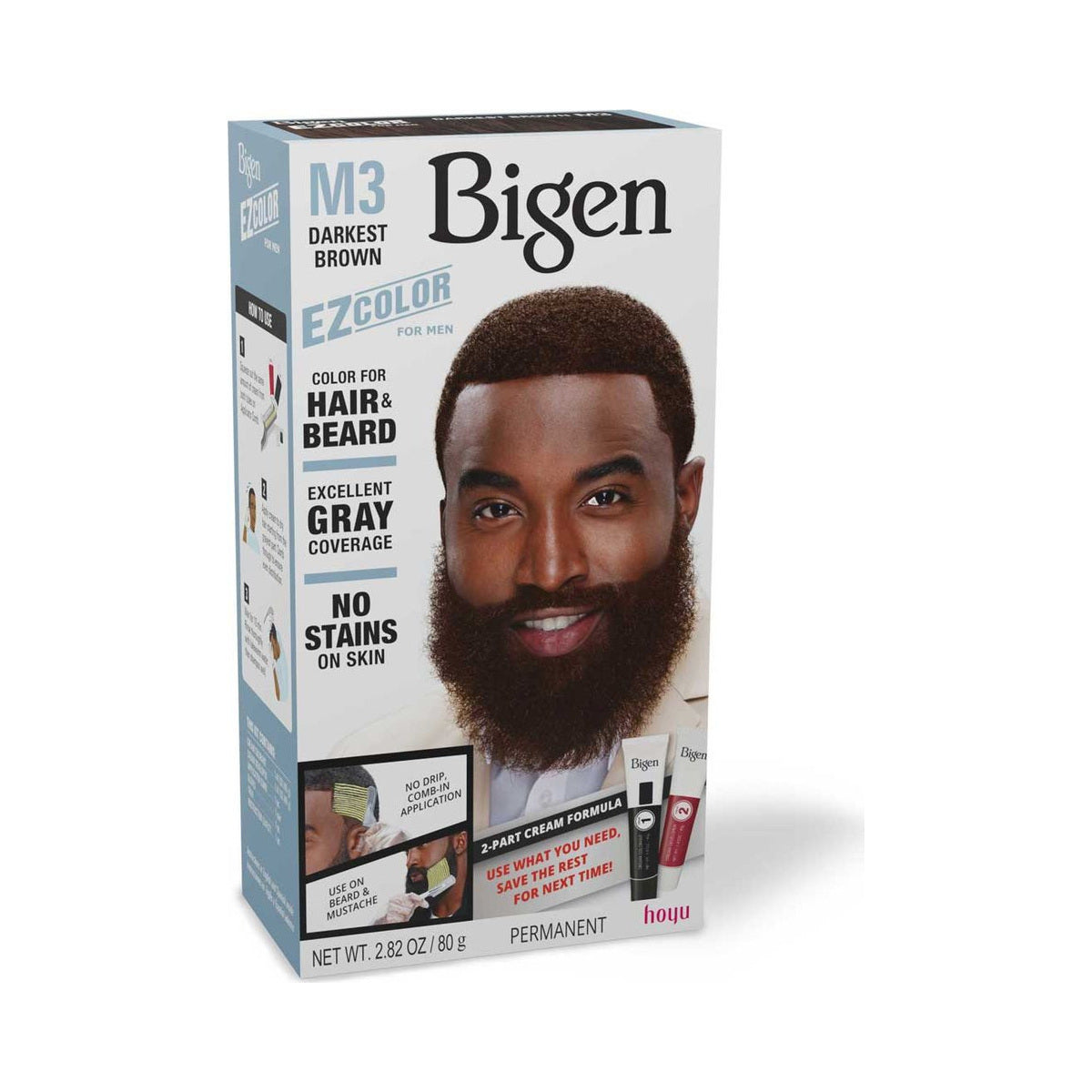 Bigen EZ Color for Men – M3 – Darkest Brown product image