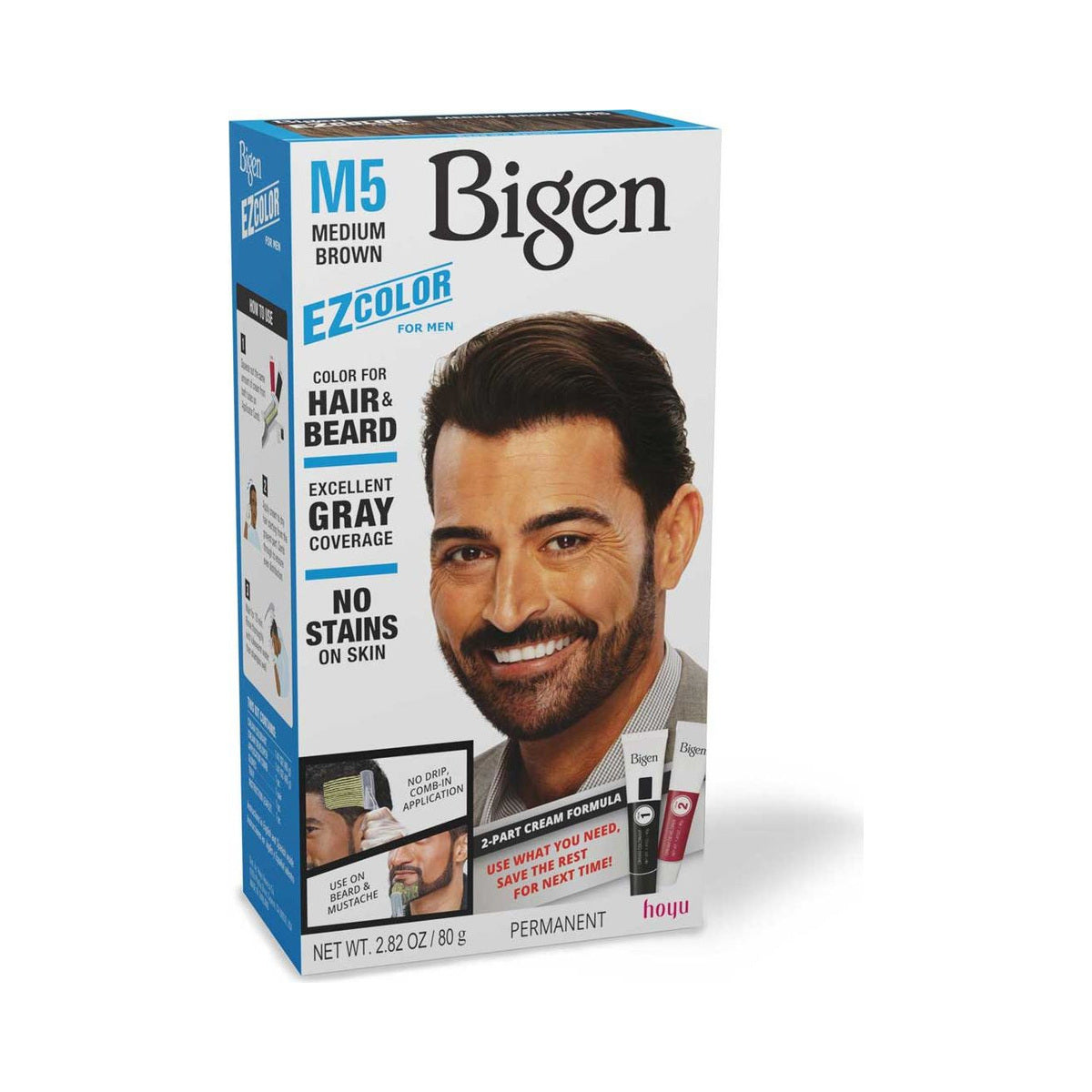 Bigen EZ Color for Men – M5 – Medium Brown product image
