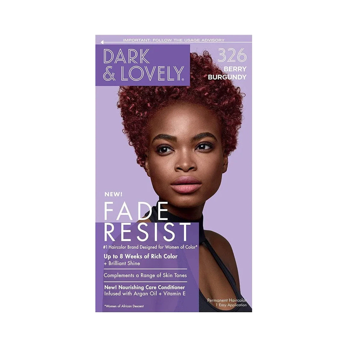 Dark & Lovely Fade Resist Rich Conditioning Hair Color – 326 – Berry Burgundy product image