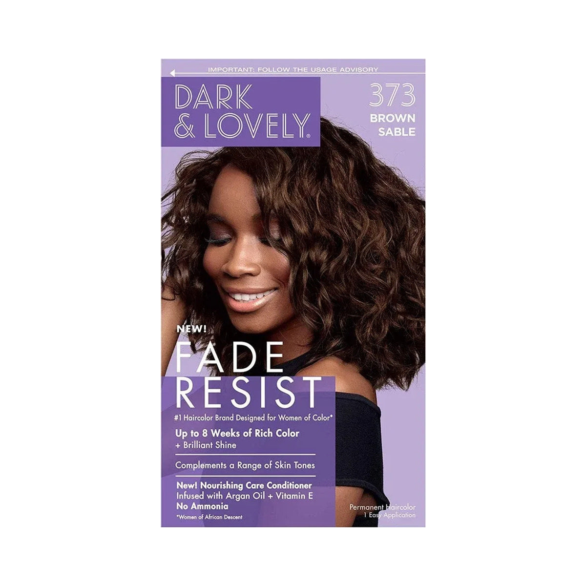 Dark & Lovely Fade Resist Rich Conditioning Hair Color – 373 – Brown Sable product image
