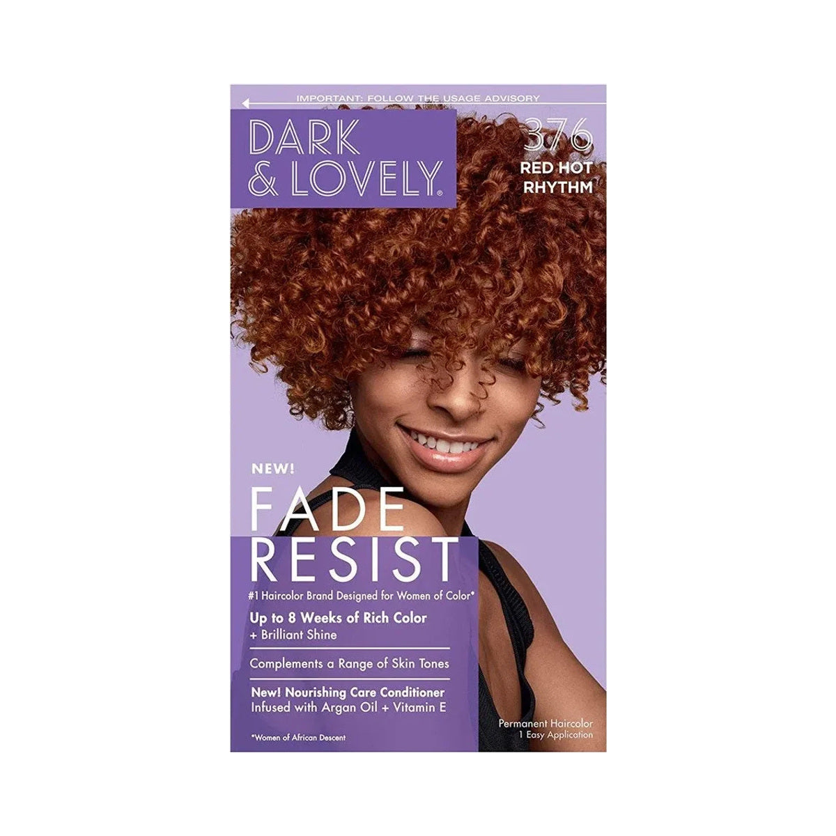 Dark & Lovely Fade Resist Rich Conditioning Hair Color – 376 – Red Hot Rhythm product image