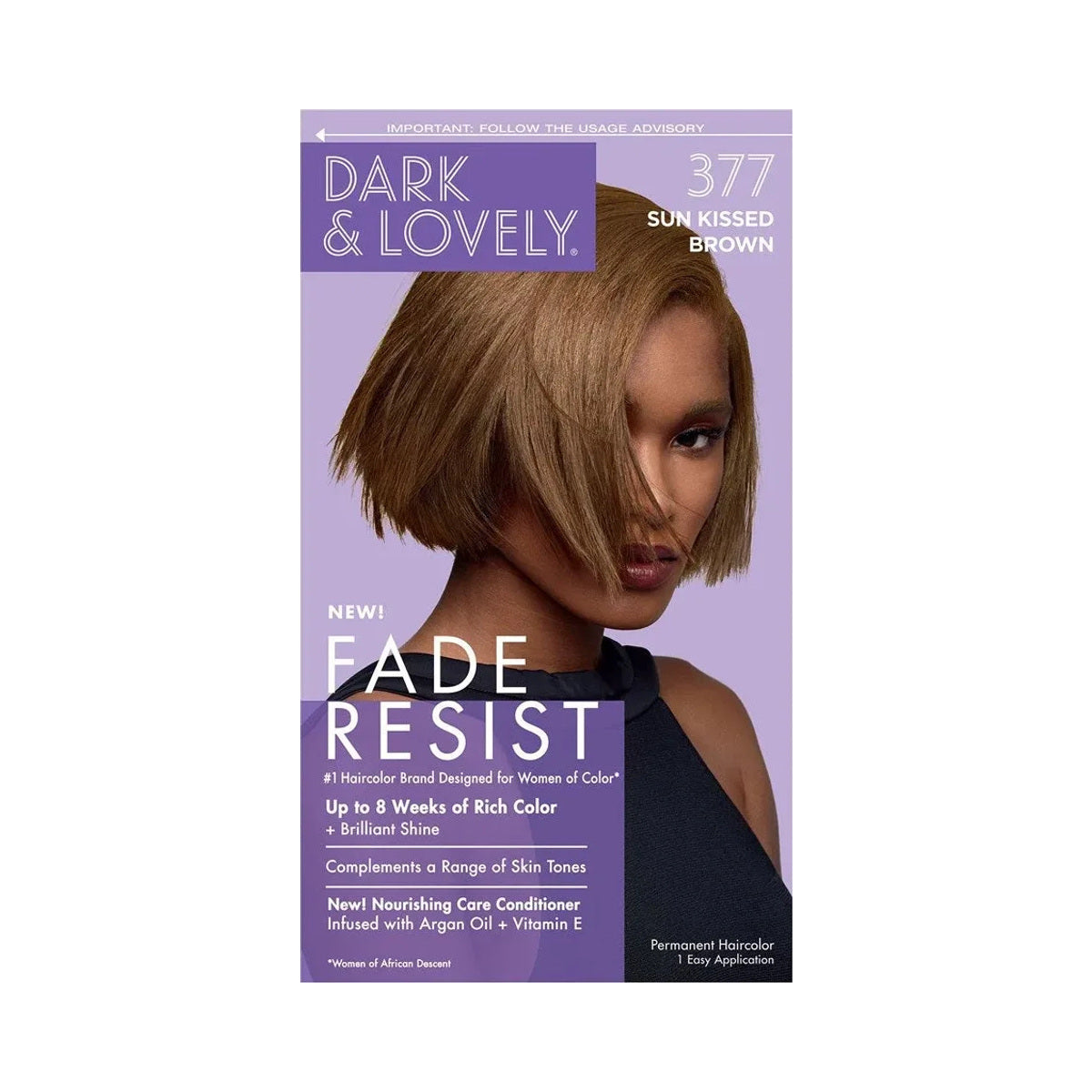Dark & Lovely Fade Resist Rich Conditioning Hair Color – 377 – Sun Kissed Brown product image