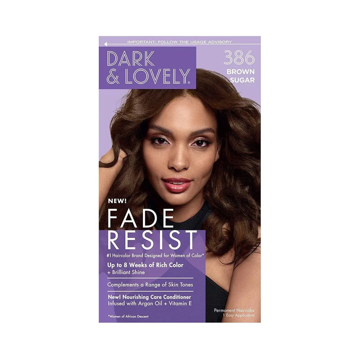 Dark & Lovely Fade Resist Rich Conditioning Hair Color – 386 – Brown Sugar product image