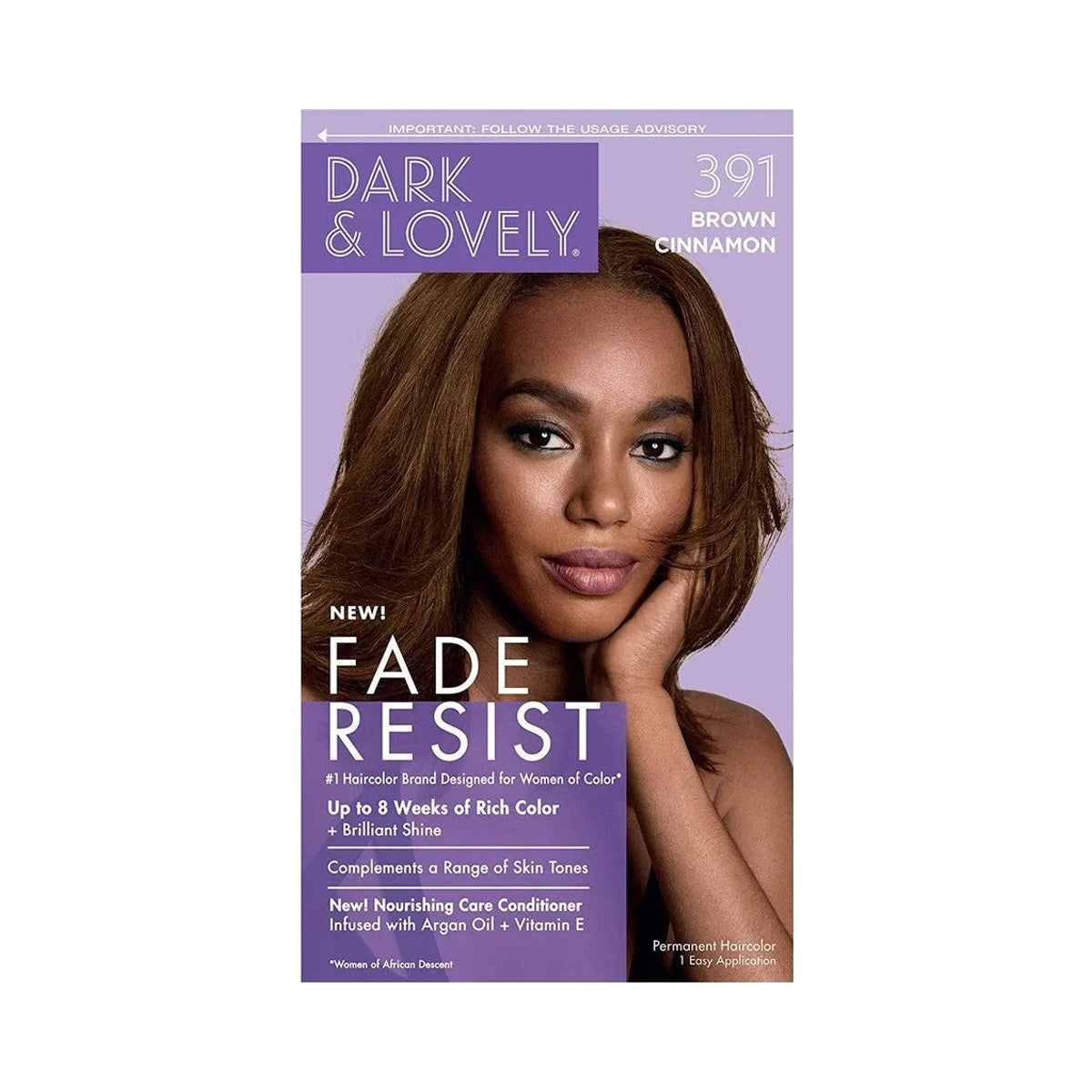Dark & Lovely Fade Resist Rich Conditioning Hair Color – 391 – Brown Cinnamon product image