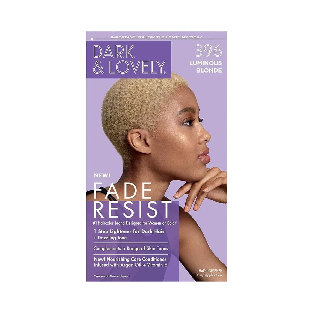 Dark & Lovely Fade Resist Rich Conditioning Hair Color – 396 – Luminous Blonde product image