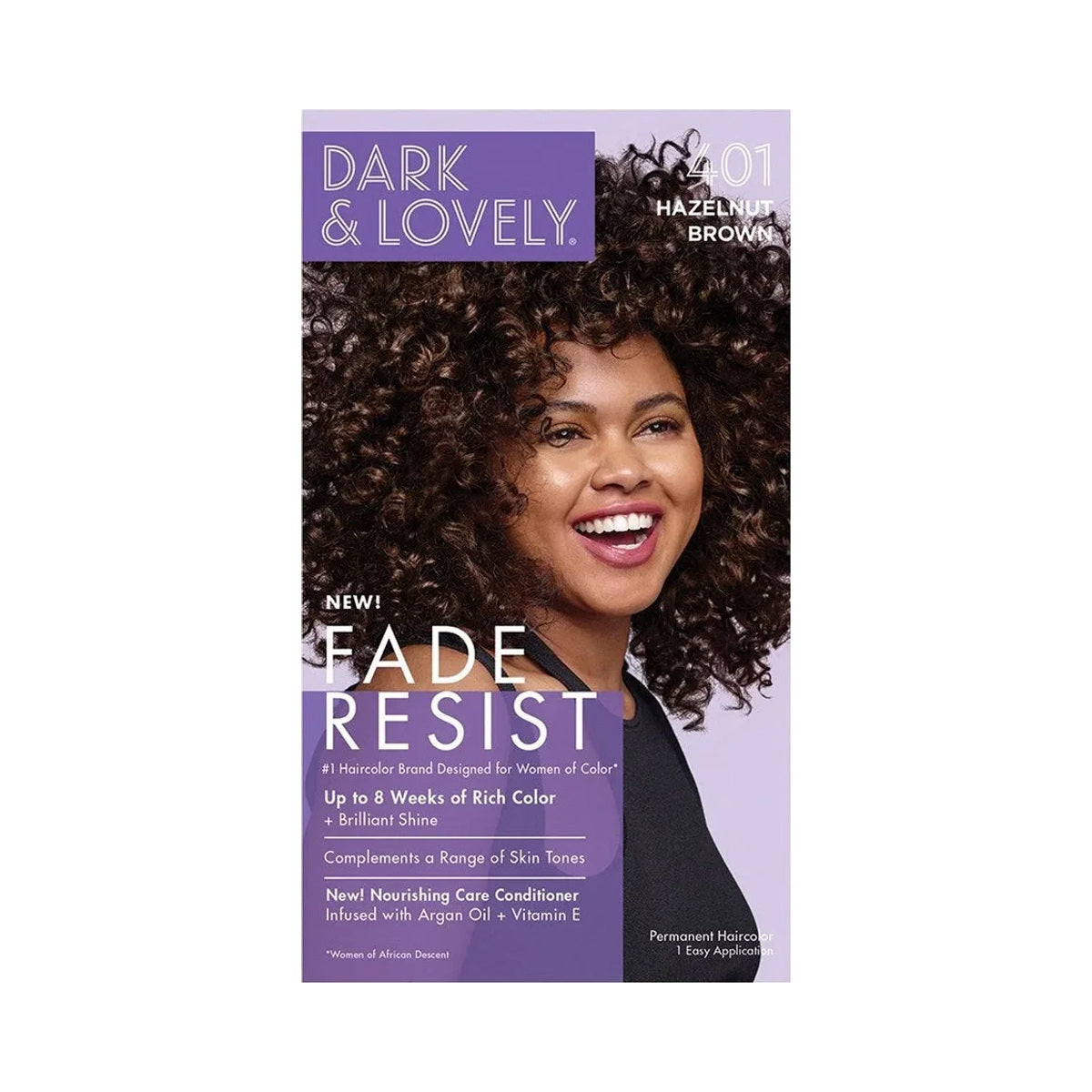 Dark & Lovely Fade Resist Rich Conditioning Hair Color – 401 – Hazelnut Brown product image