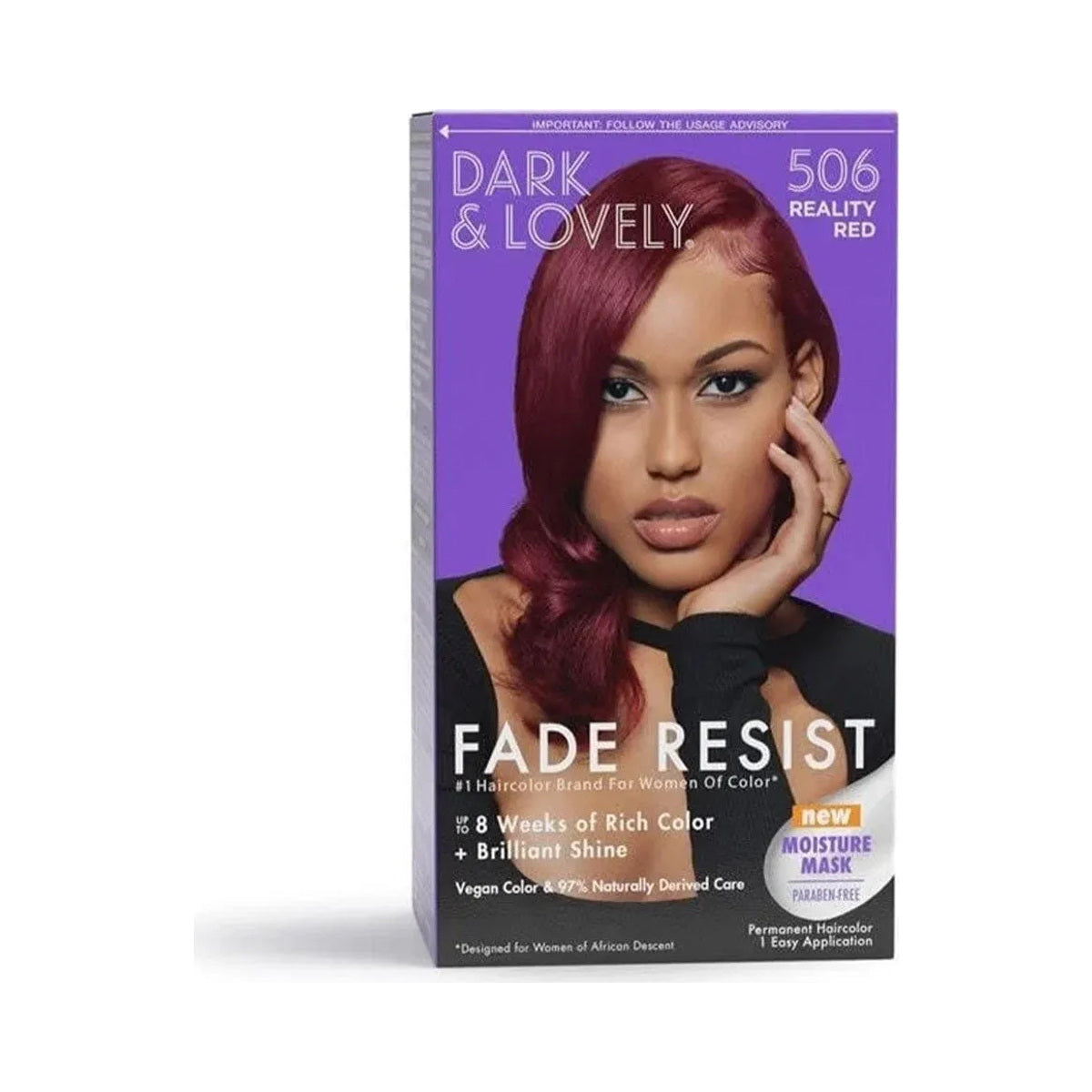 Dark & Lovely Fade Resist Rich Conditioning Hair Color – 506 – Reality Red product image