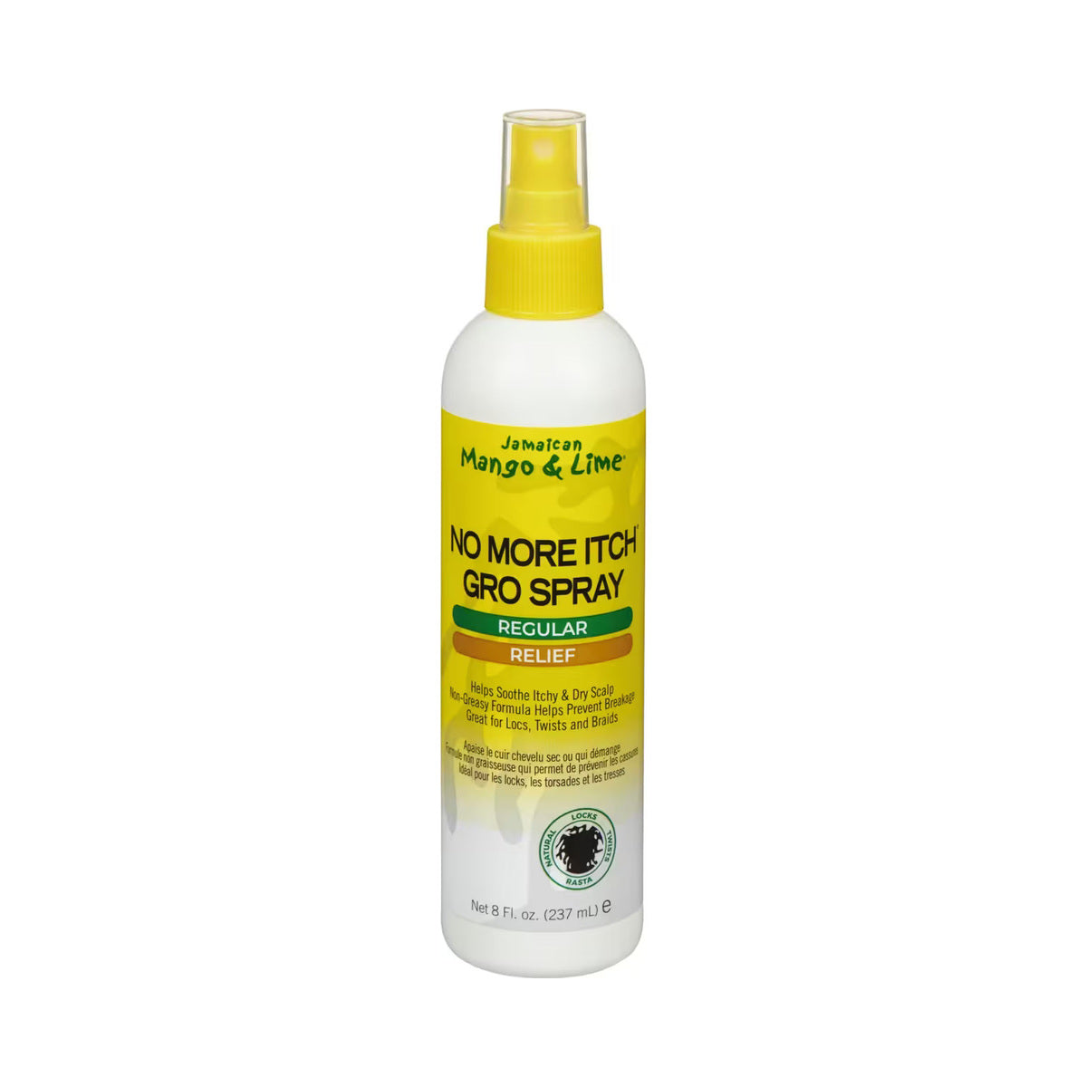 Jamaican Mango & Lime No More Itch Gro Spray – 8 oz – Regular product image