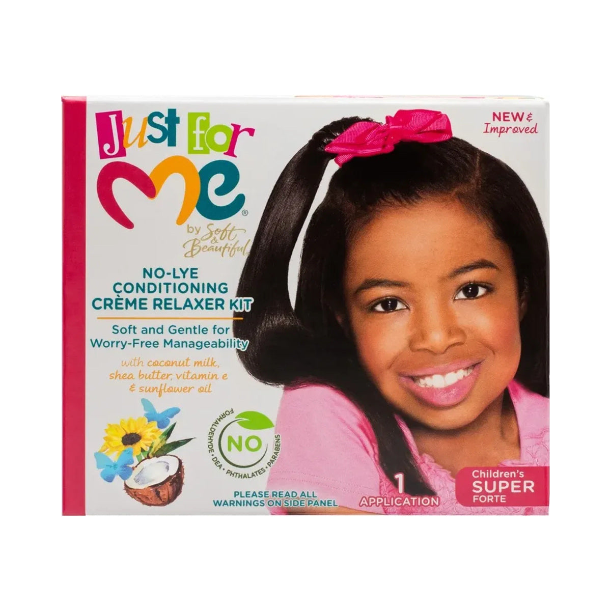 Just For Me No-Lye Conditioning Creme Relaxer Kit – Super product image