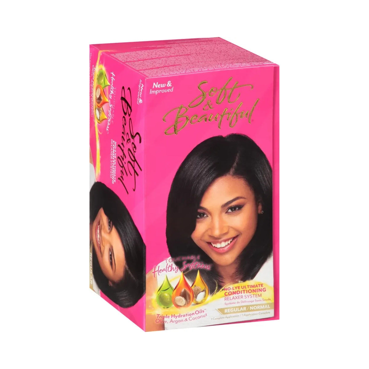 Soft & Beautiful No-Lye Conditioning Relaxer System – Regular – 1 Application product image