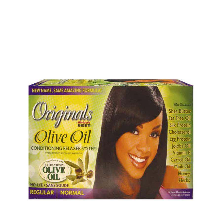 Originals by Africa's Best Olive Oil Conditioning No-Lye Relaxer Kit – Regular product image