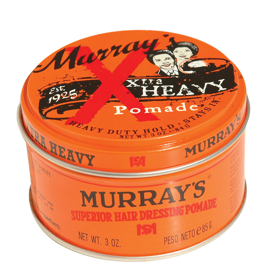 Murray's X-Tra Heavy Pomade 3 oz jar on white background