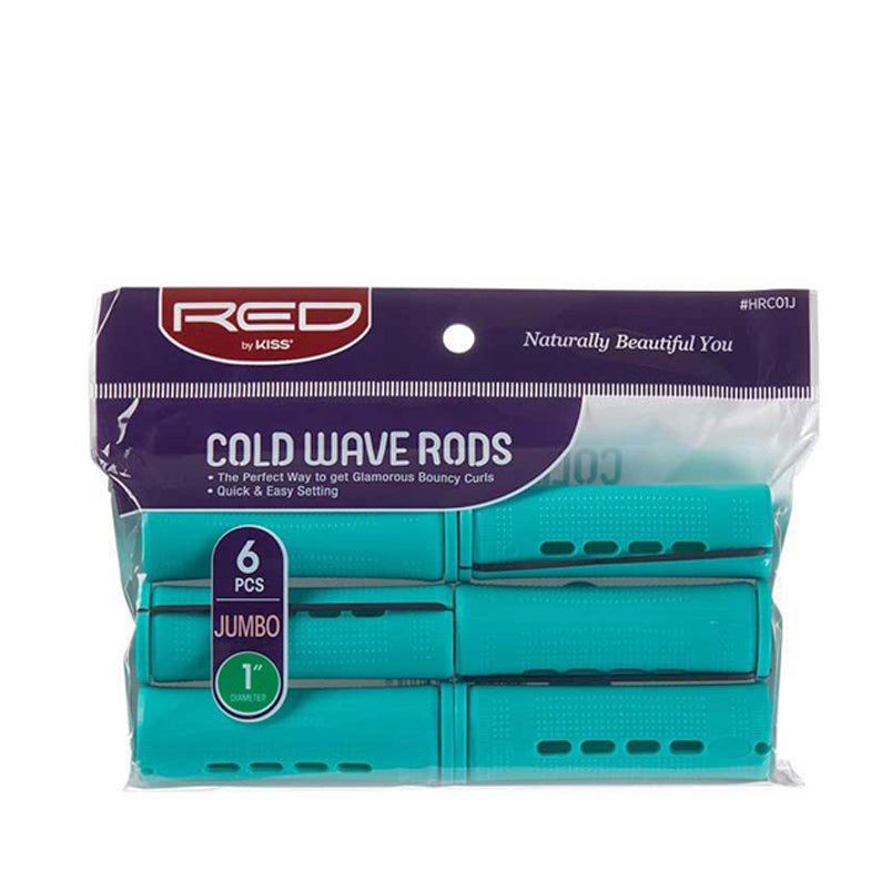 RED by KISS Cold Wave Rods - Jumbo 1" - Green - 6 pcs product image